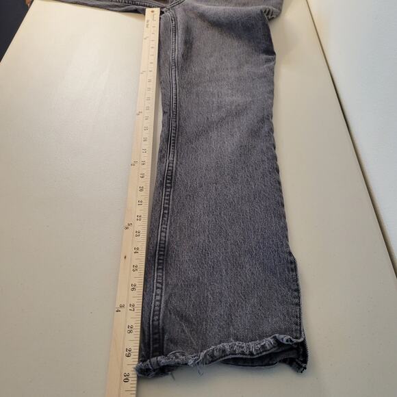 Abercrombie & Fitch Women's Black Straight Leg Jeans - Picture 13 of 14